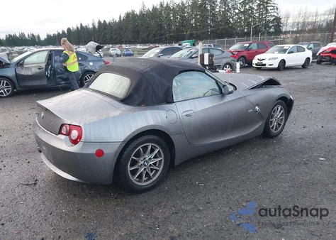 2005 BMW Z4 2.5I z USA, uszkodzony, nr VIN 4USBT33505LS55191